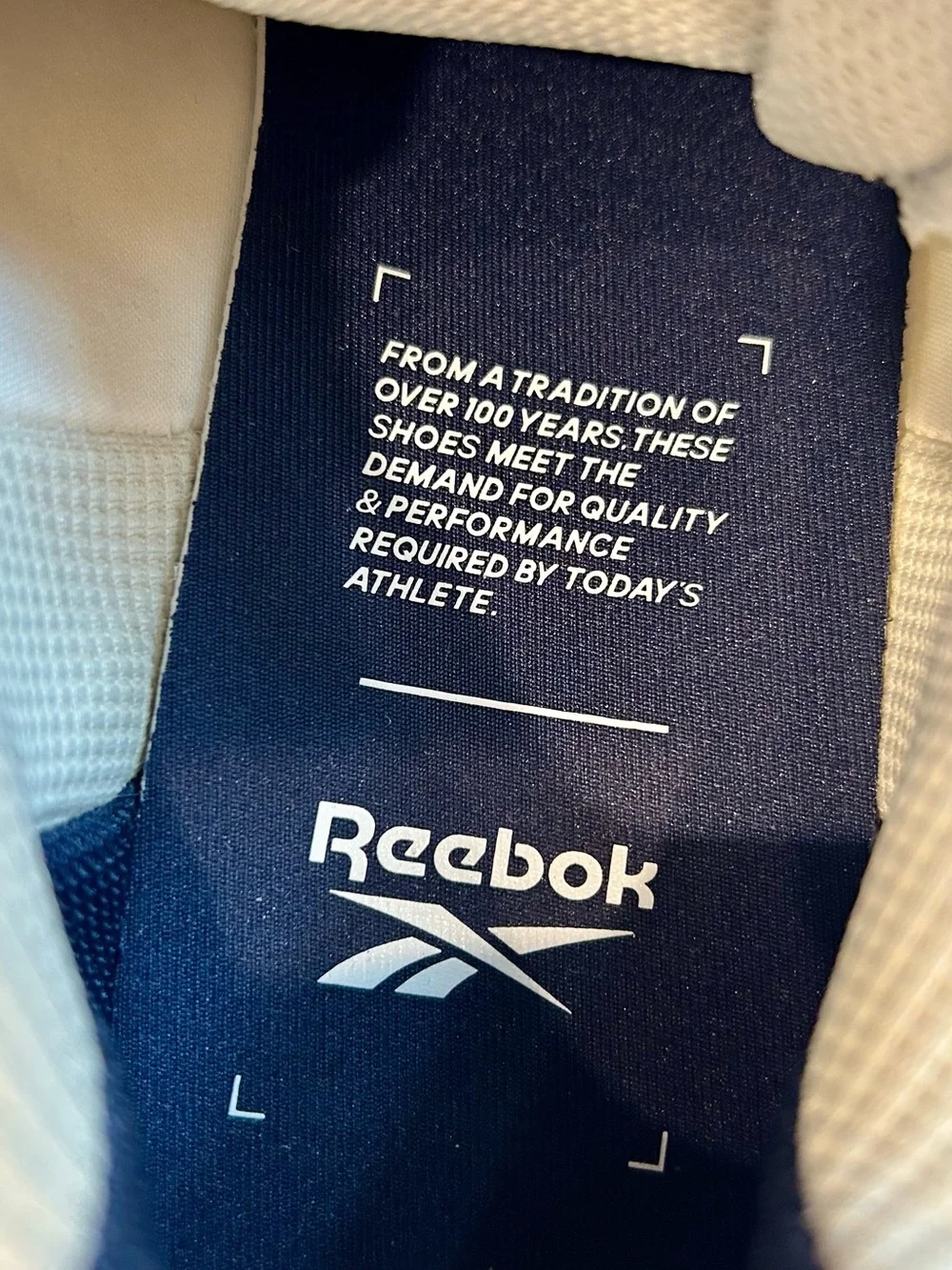 Reebok Men's JJ Watt Season IV Beige and Navy Training Sneakers